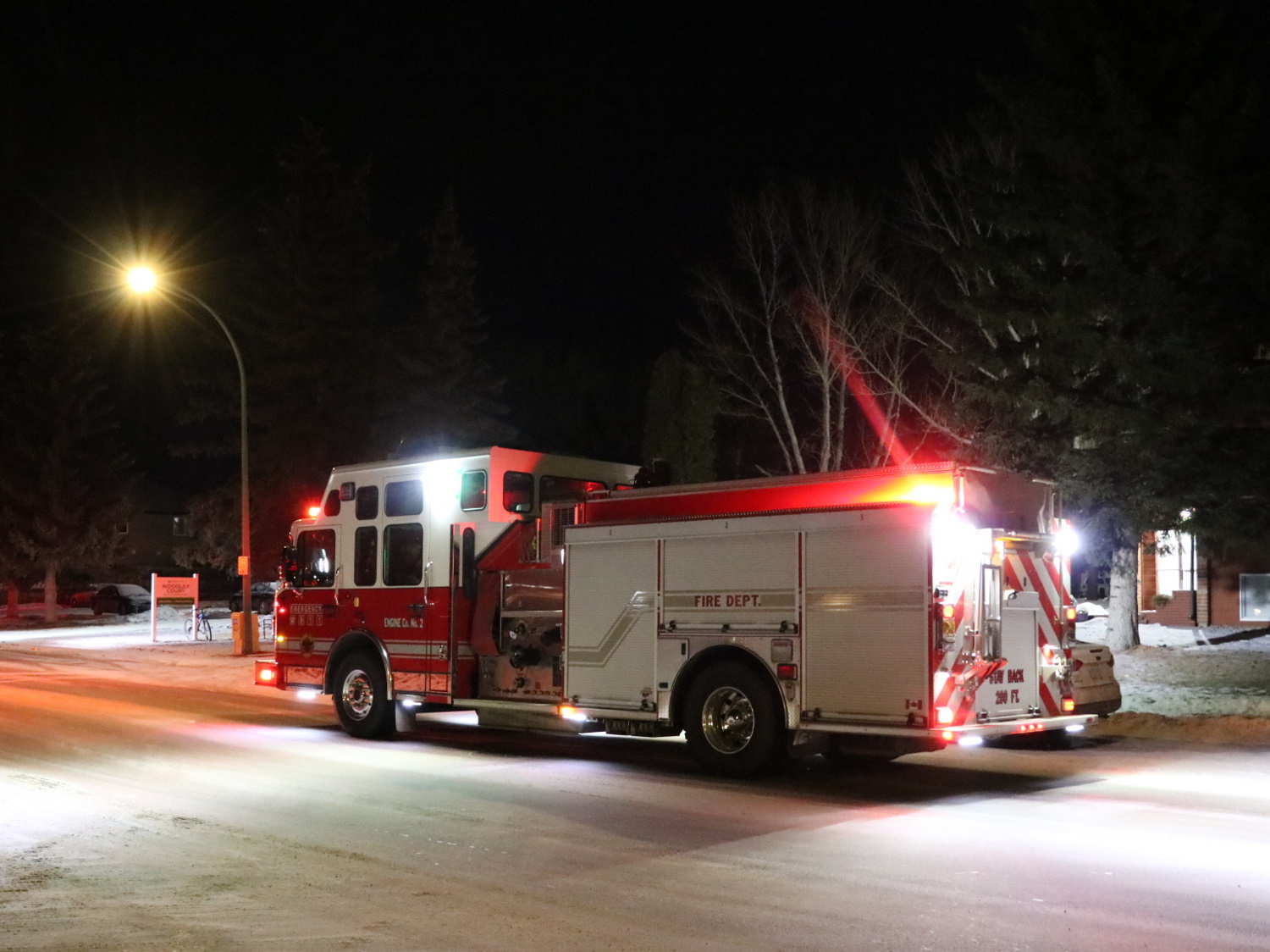 Fire crews respond to call at Woodlily Court apartments
